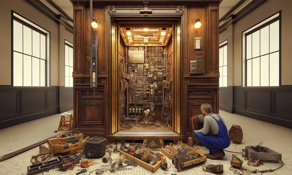 مزایای بازسازی آسانسور قدیمی