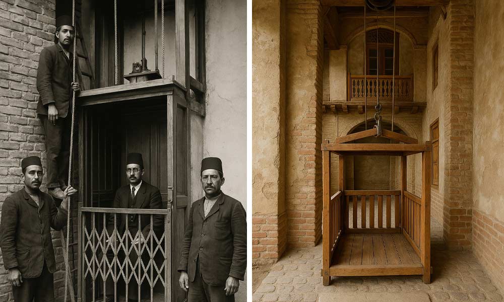 اولین آسانسور در ایران