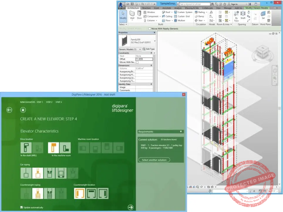 نرم افزار آسانسور
